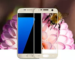 Защитное стекло 1TOUCH 3D Full Cover Samsung G930 Galaxy S7 Gold - миниатюра 6