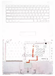 Клавиатура для ноутбука Apple MacBook A1181 с топ-панелью  белая