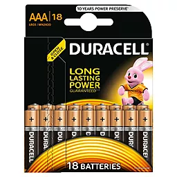 Батарейки Duracell AAА (LR03) 18шт (81546741)