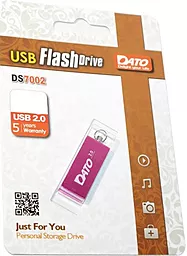 Флешка Dato 8GB DS7002 USB 2.0 (DT_DS7002P/8GB) pink