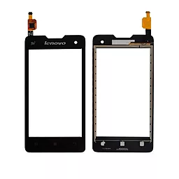 Сенсор (тачскрин) Lenovo A396 Black - фото Сенсор (тачскрин) Lenovo A396 Black
