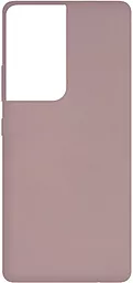 Чехол Epik Silicone Cover Full without Logo (A) Samsung G998 Galaxy S21 Ultra Pink Sand