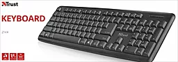 Клавіатура Trust Ziva Keyboard RU - мініатюра 5