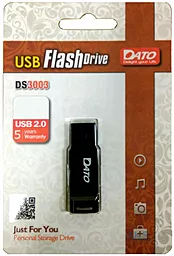 Флешка Dato DS3003 64 GB USB 2.0 (DS3003B-64G) Black