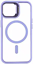 {"ru": "Чехол", "uk": "Чохол"} 1TOUCH Bracket Clear Camera Lens with MagSafe для Apple iPhone 14 Purple