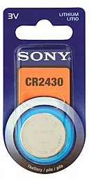 Батарейки Sony CR2430 1шт 3 V
