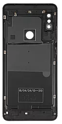Задняя крышка корпуса Xiaomi Redmi Note 5 / Redmi Note 5 Pro со стеклом камеры Black - миниатюра 2