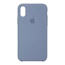 Чехол Silicone Case для Apple iPhone XS Max Lavender Gray
