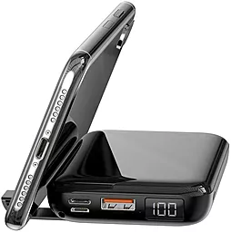 Повербанк Baseus Mini S Bracket Wireless 10000mAh 18W Black (PPXFF10W-01) - мініатюра 4