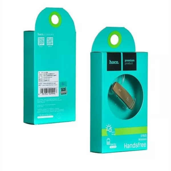 Блютуз гарнітура Hoco EPB05 Gold - фото 3