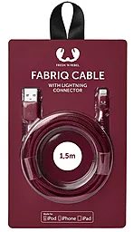 Кабель USB Fresh 'n Rebel Fabriq Lightning Cable 1,5m Ruby (2LCF150RU) - миниатюра 4
