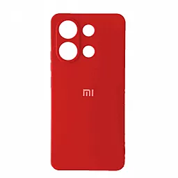 Чехол Silicone Case Full Camera для Xiaomi Redmi Note 13 Pro 4G  Red