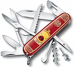 Подарочный мультитул Victorinox Huntsman Year of the Pig 2019 (1.3714.E8) - фото Подарочный мультитул Victorinox Huntsman Year of the Pig 2019 (1.3714.E8)