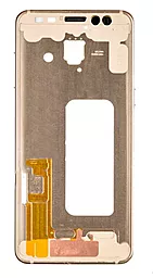 Рамка для дисплея Samsung Galaxy A8 (2018) A530 Gold - фото Рамка для дисплея Samsung Galaxy A8 (2018) A530 Gold