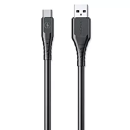 USB Кабель WK WDC-152 Wargod Fast Charging 6A USB Type-C Cable Black