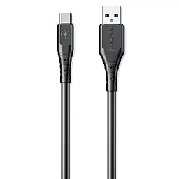 Кабель WK WDC-152 Wargod Fast Charging USB-A - Type-C 30w 6a 1м cable Black - фото Кабель WK WDC-152 Wargod Fast Charging USB-A - Type-C 30w 6a 1м cable Black