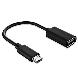 OTG-перехідник XoKo AC-130 USB to MicroUSB Black - фото OTG-перехідник XoKo AC-130 USB to MicroUSB Black