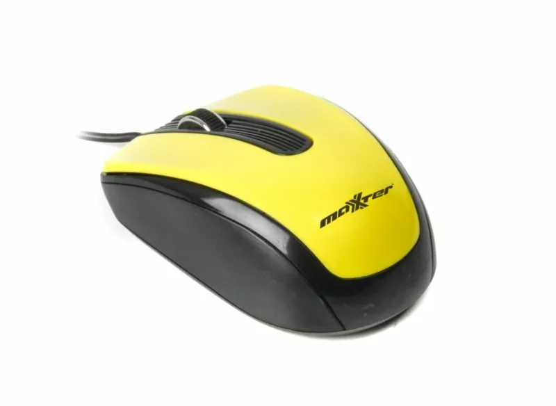 Компьютерная мышка Maxxter Mc-325 Yellow - фото 3