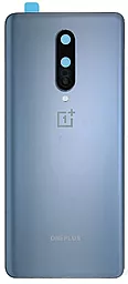 Задняя крышка корпуса OnePlus 8 со стеклом камеры Polar Silver - фото Задняя крышка корпуса OnePlus 8 со стеклом камеры Polar Silver