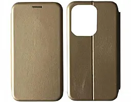 Чехол-книжка Level для Xiaomi Redmi Note 14 4G Global Version Gold