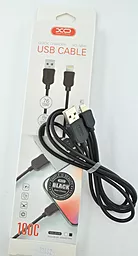 Кабель USB XO NB41 Core Lightning Cable Black - миниатюра 2