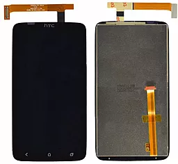 Дисплей HTC One X, One XL (S720e, X325) з тачскріном, оригінал, Black