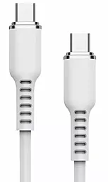 Кабель Walker C795 USB Type-C - Type-C 60w 3a 1м PD cable White - фото Кабель Walker C795 USB Type-C - Type-C 60w 3a 1м PD cable White