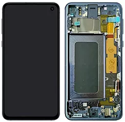 Дисплей Samsung Galaxy S10e G970 з тачскріном і рамкою, original PRC, Green