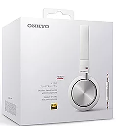 Наушники Onkyo H500MW Mic White - миниатюра 6