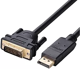 Відеокабель DP103 DisplayPort - DVI-D (24+1) 1080p 60hz 2m black (10221) black (10221) Ugreen - фото Відеокабель DP103 DisplayPort - DVI-D (24+1) 1080p 60hz 2m black (10221) black (10221) Ugreen
