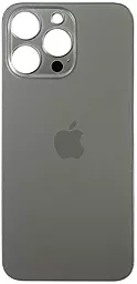 Задняя крышка корпуса Apple iPhone 15 Pro Max (small hole) Original Natural Titanium - фото Задняя крышка корпуса Apple iPhone 15 Pro Max (small hole) Original Natural Titanium