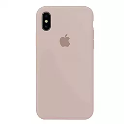Чехол Silicone Case Full для Apple iPhone XR Chalk Pink