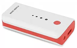 Повербанк Esperanza (EMP104WR) 5200 mAh White-Red - фото Повербанк Esperanza (EMP104WR) 5200 mAh White-Red