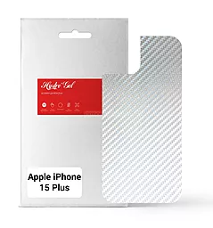 Гидрогелевая пленка ArmorStandart на заднюю панель для Apple iPhone 15 Plus Carbone Silver (ARM71901)