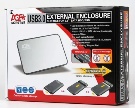 Кишеня для HDD AgeStar 3UB 2A8 Black - фото 4