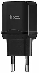 Сетевое зарядное устройство Hoco C33A Little Superior 2USB/2.4A Lightning Set Black - миниатюра 3