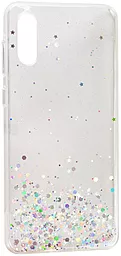 Чехол Epik Star Glitter Samsung A022 Galaxy A02 Clear