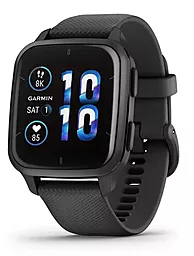 Смарт-годинник Garmin Venu Sq 2 Music Black/Slate (010-02700-00) - фото Смарт-годинник Garmin Venu Sq 2 Music Black/Slate (010-02700-00)