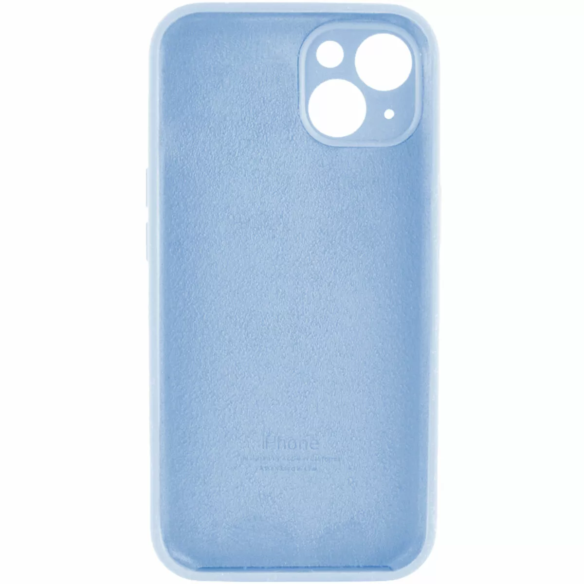 Чехол Silicone Case Full Camera для Apple iPhone 13 Mist Blue - фото 2