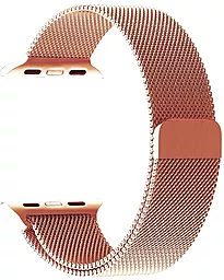 Ремешок Milanese Loop для Apple Watch 42mm/44mm/45mm/49mm Bronze Gold