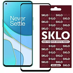 Защитное стекло SKLO 3D (full glue) для OnePlus Nord 2 5G Черный