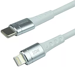 Кабель Remax USB Type-C - Lightning 20w 3a 1м PD сable White (RC-198i) - фото Кабель Remax USB Type-C - Lightning 20w 3a 1м PD сable White (RC-198i)