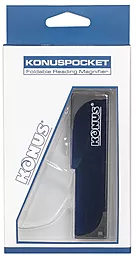 Увеличительное стекло для чтения Konus KONUSPOCKET с оптической силой 2.5D - миниатюра 3