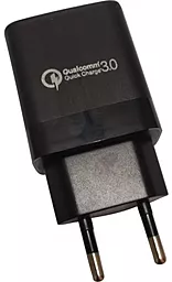 Сетевое зарядное устройство с быстрой зарядкой Atcom CX-18 18w QC3.0 home charger black (20303) - фото Сетевое зарядное устройство с быстрой зарядкой Atcom CX-18 18w QC3.0 home charger black (20303)
