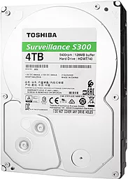 Жесткий диск Toshiba S300 Surveillance 4 TB (HDWT740UZSVA) - фото Жесткий диск Toshiba S300 Surveillance 4 TB (HDWT740UZSVA)