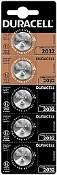 Батарейки Duracell CR2032 (DL2032) 5шт 3 V