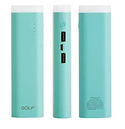 Повербанк GOLF GF-D3 LED 7800mAh Blue - фото Повербанк GOLF GF-D3 LED 7800mAh Blue