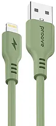 Кабель Proove Rebirth USB-A - Lightning 12W 2.4A 1m cabel Green (CCRE12001111) - фото Кабель Proove Rebirth USB-A - Lightning 12W 2.4A 1m cabel Green (CCRE12001111)