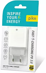 Сетевое зарядное устройство Piko TC-PD201 20W 3A White - миниатюра 3