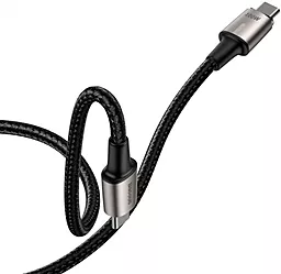 Кабель USB PD Baseus Zinc Magnetic 20V 5A USB Type-C - Type-C Cable Black (CATXC-K01) - миниатюра 3